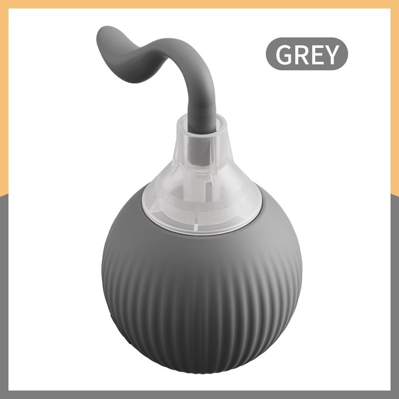 Interactive cat toy ball gray variant - upright product shot