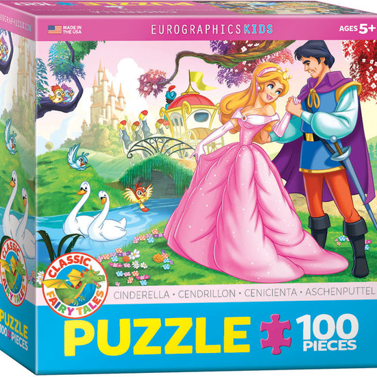 EuroGraphics Cinderella 100-piece Disney Princess puzzle assembly – kids ages 6–15